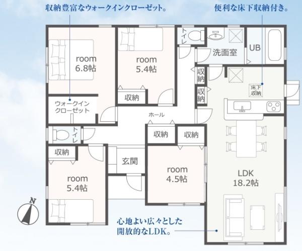 袋井市太田第6期　新築全3棟　1号棟