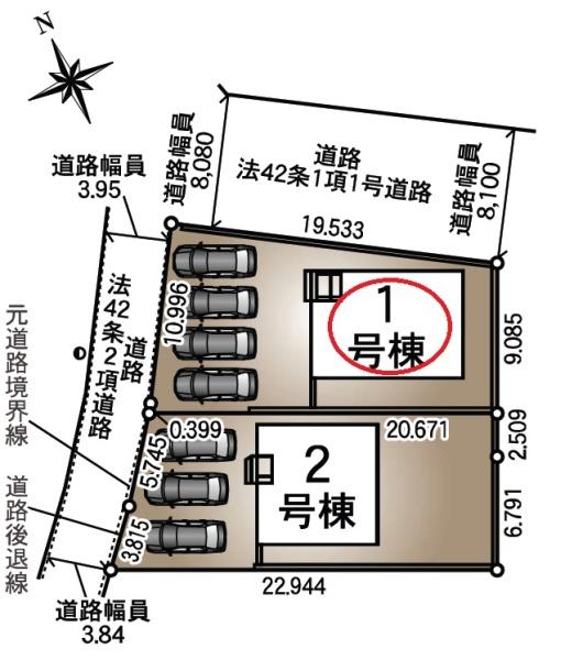 磐田市東小島第1期新築全4棟　1号棟