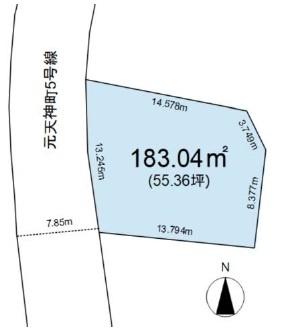 磐田市見付売土地　造成後引き渡し