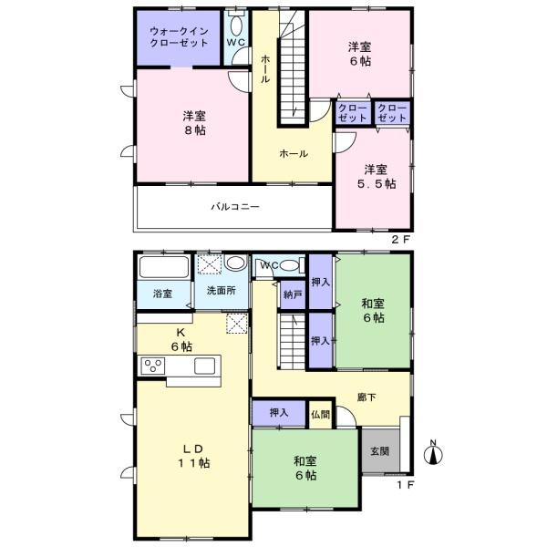 磐田市敷地の中古一戸建て