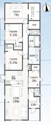 掛川市大坂　第2期新築全1棟　1号棟