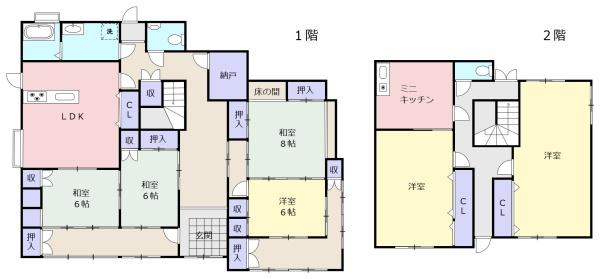 磐田市草崎の中古一戸建て