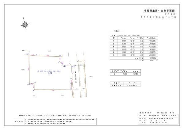 静岡市駿河区北丸子２丁目の土地