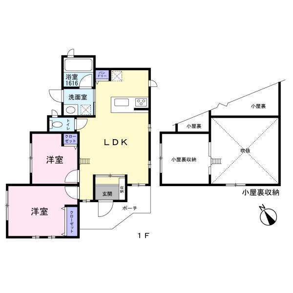 島田市稲荷　築浅のデザイナー風平家住宅駐車2台可能