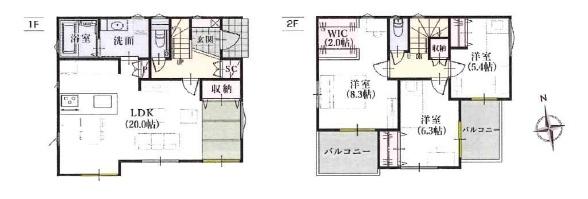 駿河区向敷地4丁目3期新築全2棟　2号棟