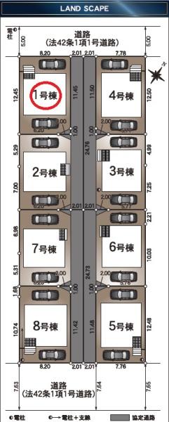 葵区竜南　第2　新築全8棟　1号棟