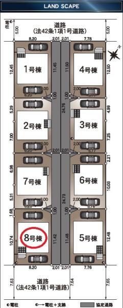 葵区竜南　第2　新築全8棟　8号棟