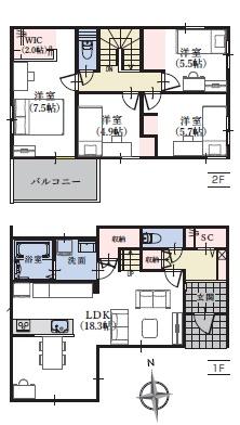 葵区松富一丁目　７期　全１棟