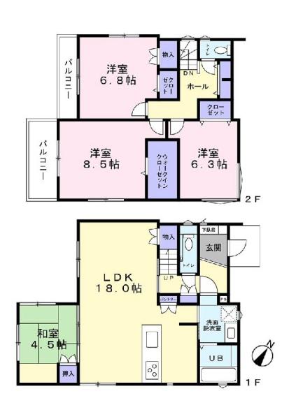 駿河区中島築浅戸建デザイン性豊かな内外装