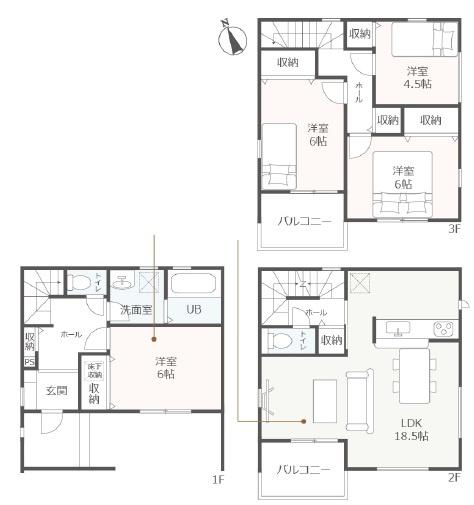 葵区羽鳥5丁目　全二棟　一号棟