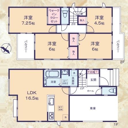 清水区梅ケ谷6期　新築全1棟　1号棟