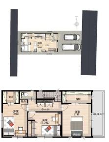 清水区八坂西町　分譲住宅　全2棟　2号棟