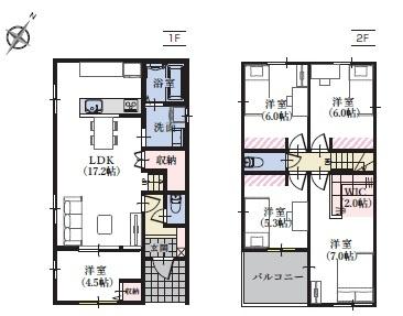 駿河区中島20期新築分譲住宅　全3棟　2号棟