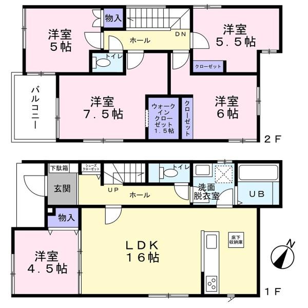 ＼駿河区広野4丁目／未使用住宅　1号棟