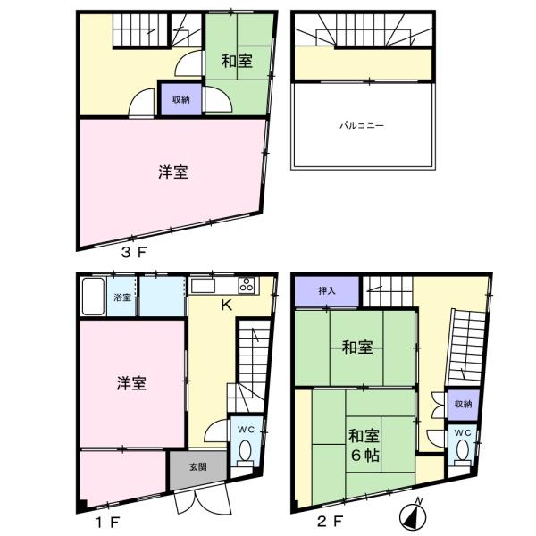 ＼葵区巴町／北街道が目の前の3階建中古住宅
