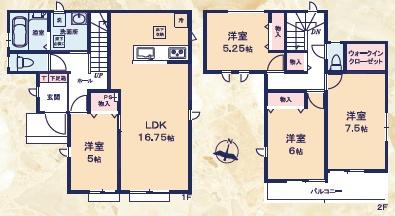 清水区蒲原東　新築全2棟　A号棟