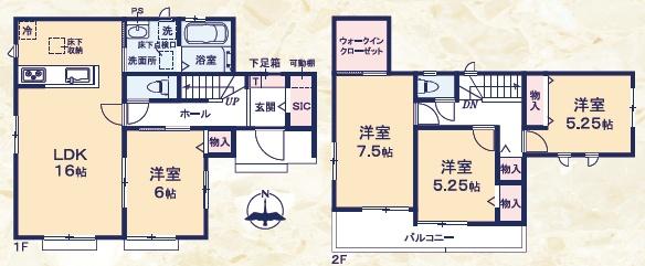 清水区高橋9期　新築全5棟　Ｂ号棟