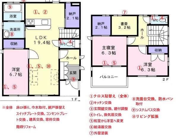 葵区足久保口組　中古住宅
