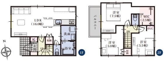 清水区北矢部9期　全1棟　1号棟
