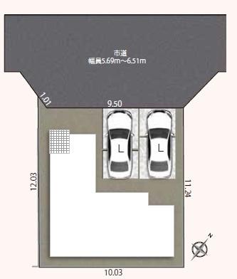 葵区北二丁目12期　全1棟　1号棟
