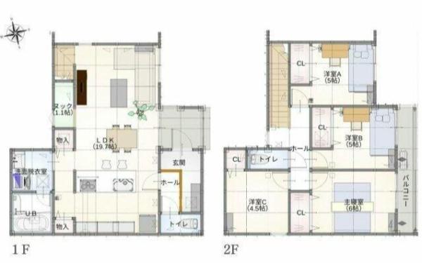 葵区新伝馬第1期 新築全2棟 1号棟