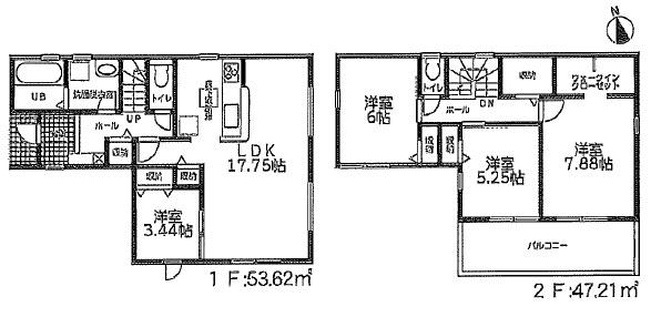 豊川市三蔵子町　58期　全1棟　1号棟