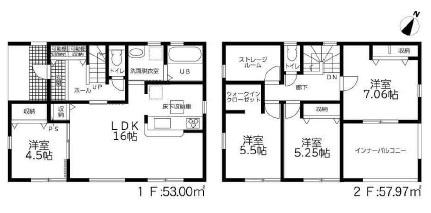 豊川市平井町西野地　58期　全4棟　1号棟