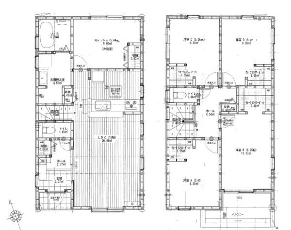 豊川市新豊町1丁目　58期　全3棟　2号棟