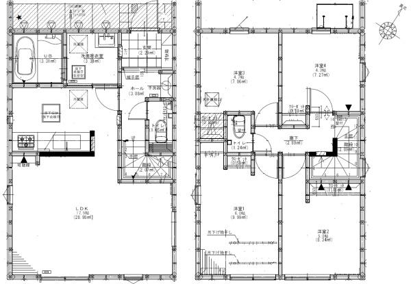 豊川市平尾町　24-1期新築全4棟　1号棟
