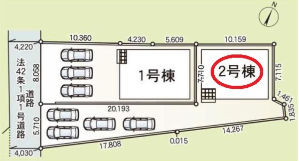 豊川市篠束町　第4　全2棟　2号棟