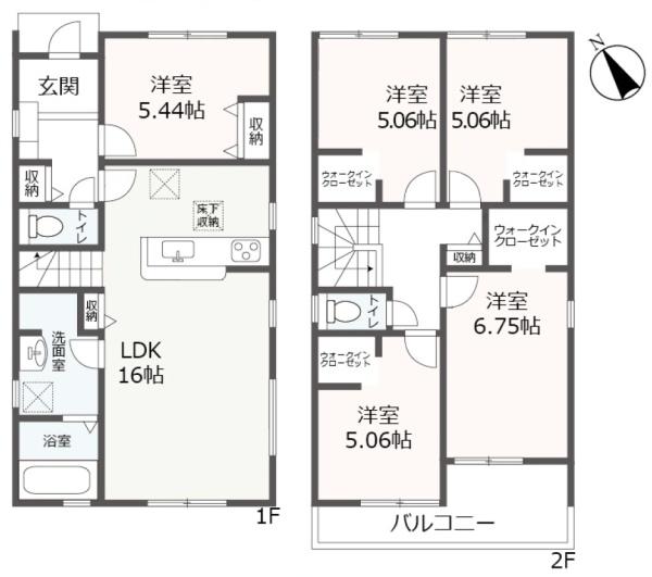 豊川大堀町第1期　全3棟　新築　1号棟