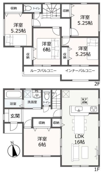 豊川市田町第1期　全3棟　新築　1号棟