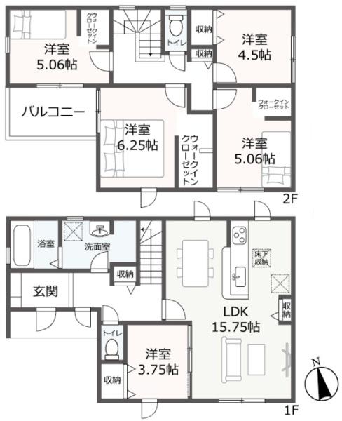 豊川市田町第1期　全3棟　新築　2号棟