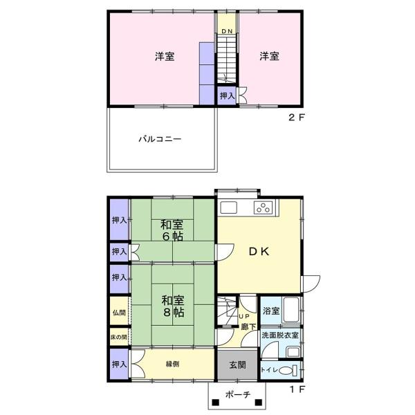 蒲郡市清田町上中郷　中古住宅