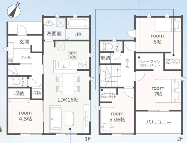豊川市御津町上佐脇　58期　全4棟　2号棟