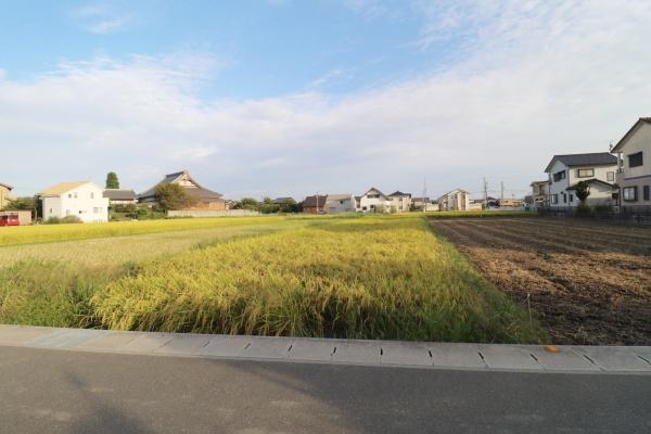 建築条件無し　御津町御馬塩入　土地　測量渡し