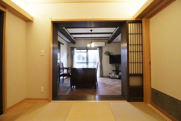 羽根井中古マンション ヴィンテージ溢れる空間です(和室)