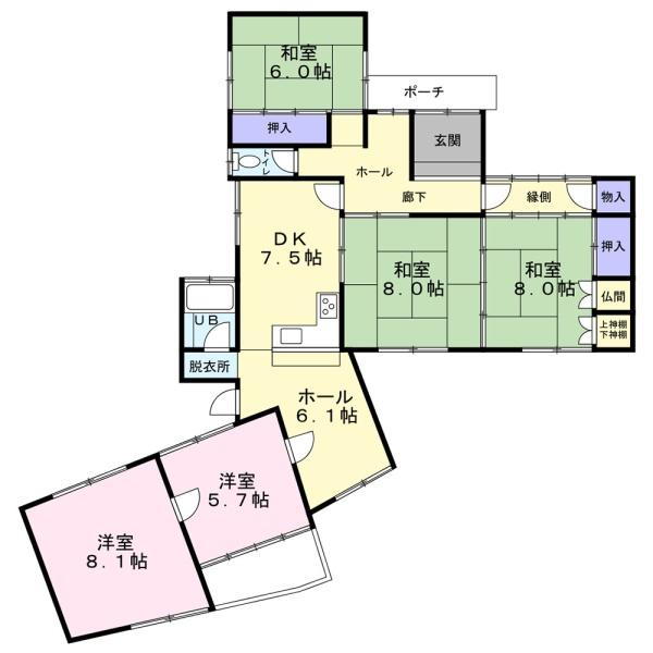 蒲郡市三谷町竹沢の中古一戸建て