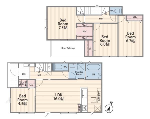 豊川国府町第1期新築全2棟 1号棟