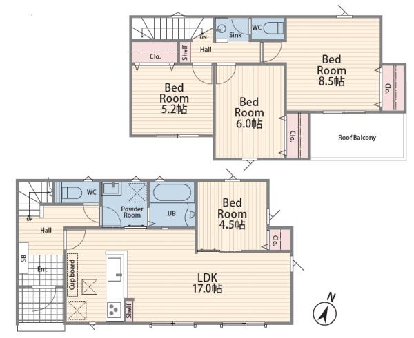 豊川国府町第1期新築全2棟　2号棟