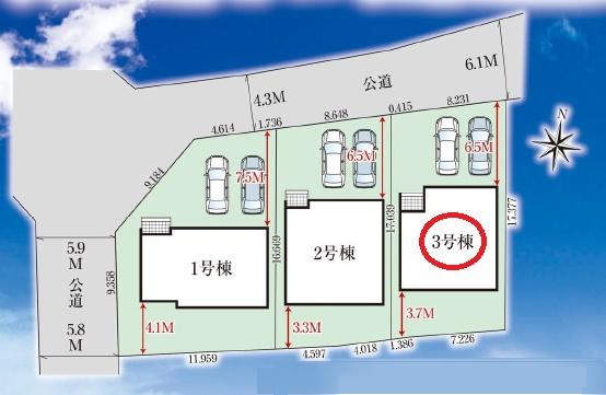 豊川市小坂井町2期新築　全3棟　3号棟