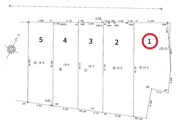 豊川市御津町　第1期　新築全5棟　1号棟（平屋建て）