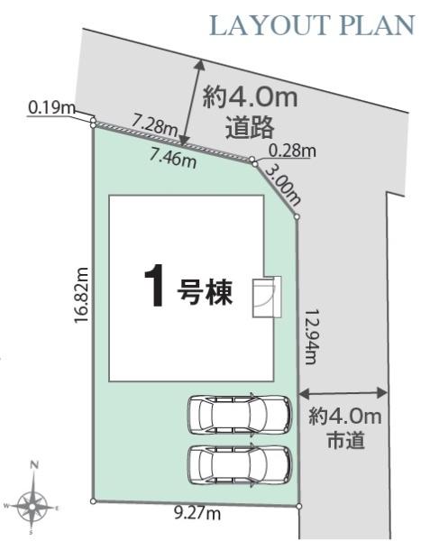 豊川市伊奈町南山新田　新築全1棟　1号棟