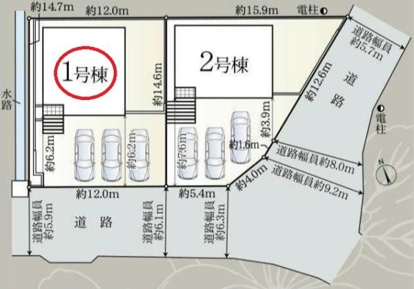 豊川市大崎町第8　新築　全2棟　１号棟