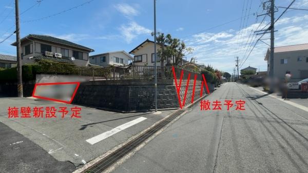 建築条件なし　南向き整形地　日当たり良好