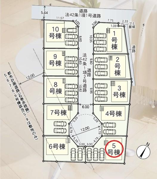 豊川市伊奈町第24　新築全10棟　5号棟