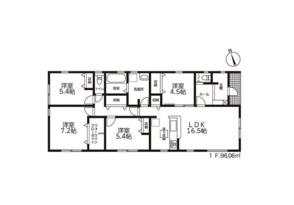 豊川市御津町大草59期　新築全2棟　1号棟