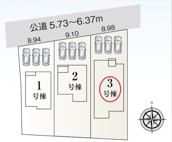 豊川第78三上町　新築全3棟　3号棟