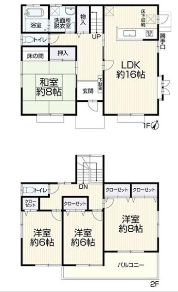 豊橋市若松町字豊美の中古一戸建て