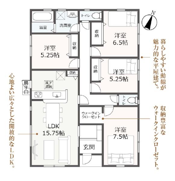 島田市伊太第2期新築全3棟　3号棟